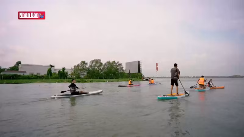 Cап-бординг – новое испытание, предоставляемое посетителям города Кантхо.