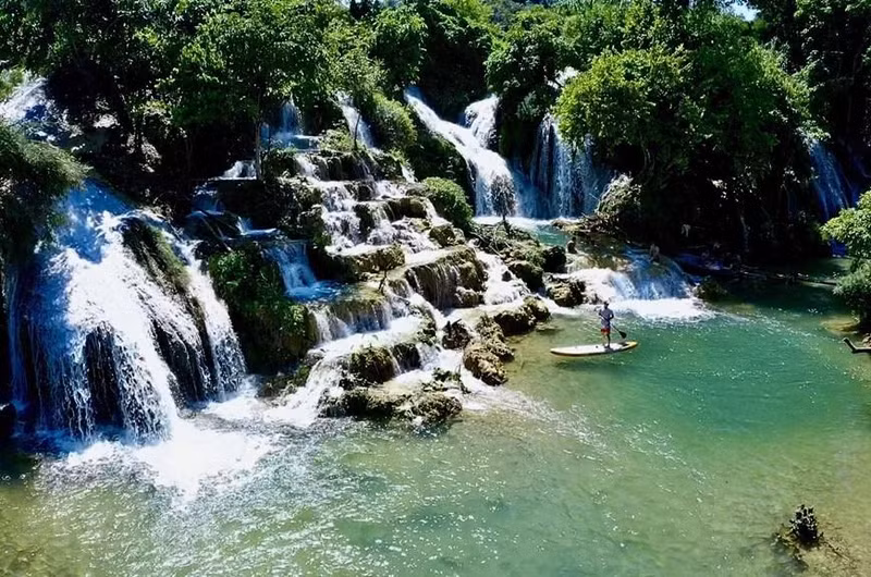 Водопад Баншам известен как 7-этажный водопад. Фото: ВИА