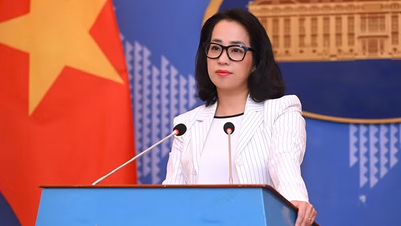 Официальный представитель Министерства иностранных дел Вьетнама Фам Тху Ханг. 