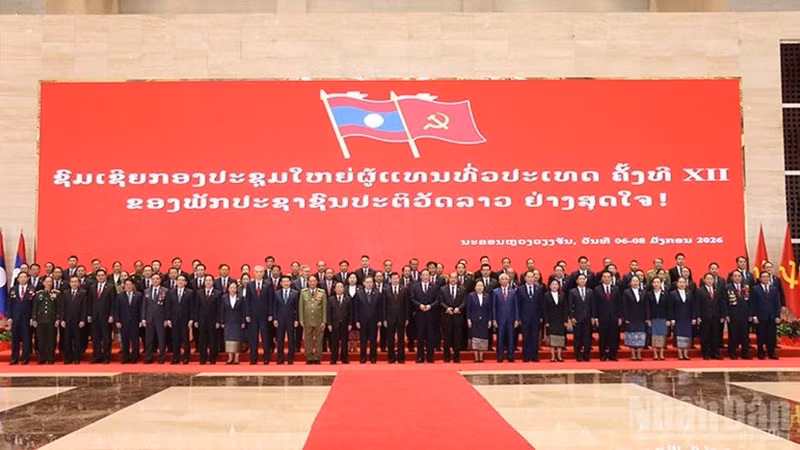 Центральный комитет Народно-революционной партии Лаоса XII созыва. Фото: Зюи Тоан
