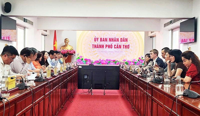 Общий вид рабочей встречи. Фото: baocantho.com.vn