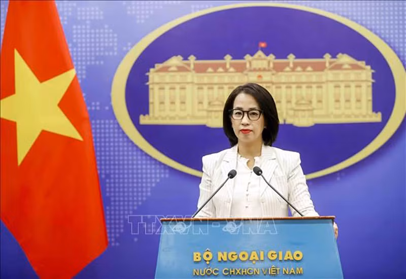 Официальный представитель МИД Вьетнама Фам Тху Ханг. Фото: ВИА