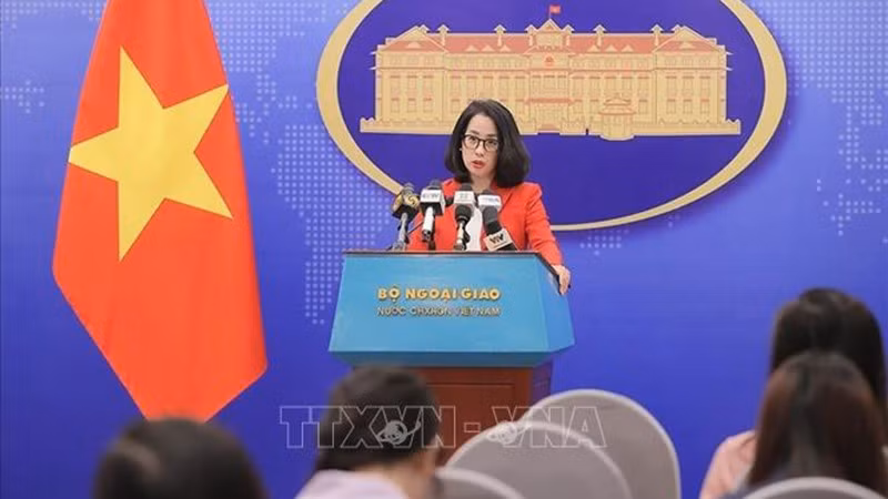 Официальный представитель МИД Фам Тху Ханг. Фото: ВИА