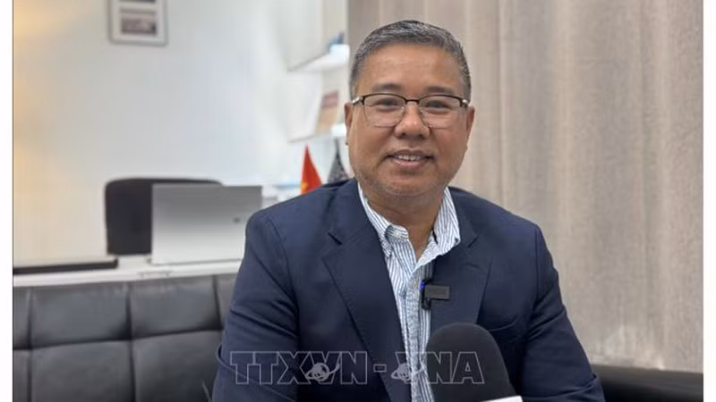 Глава Клуба предпринимателей и патриотов региона DMV Нгуен Куанг Тхань. Фото: ВИА