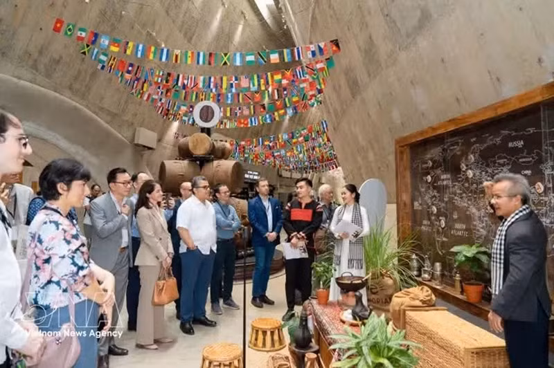 Всемирный форум кофейного наследия официально открывается в Музее мирового кофе в провинции Даклак с акцентом на перспективу признания кофейной культуры Вьетнама ЮНЕСКО. Фото: ВИА