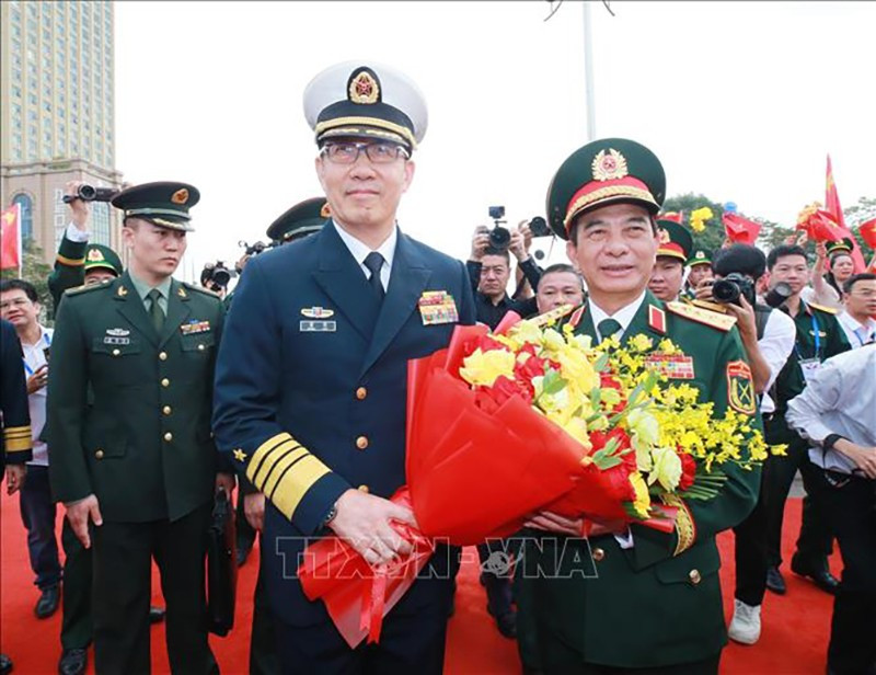 Церемония встречи Министра обороны Китая генерал-полковника Дун Цзюня в провинции Куангнинь. Фото: ВИА