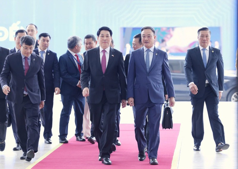 Президент Лыонг Кыонг на церемонии подписания Ханойской конвенции. Фото: VGP