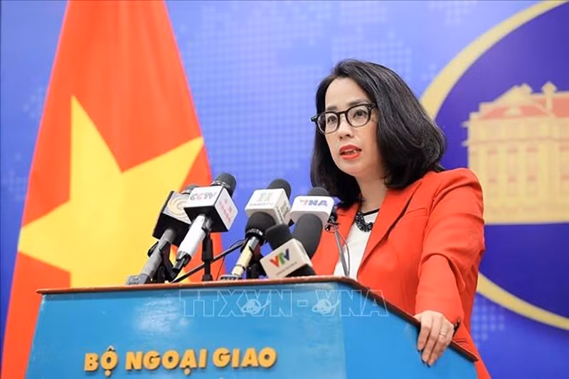 Официальный представитель МИД Фам Тху Ханг. Фото: ВИА