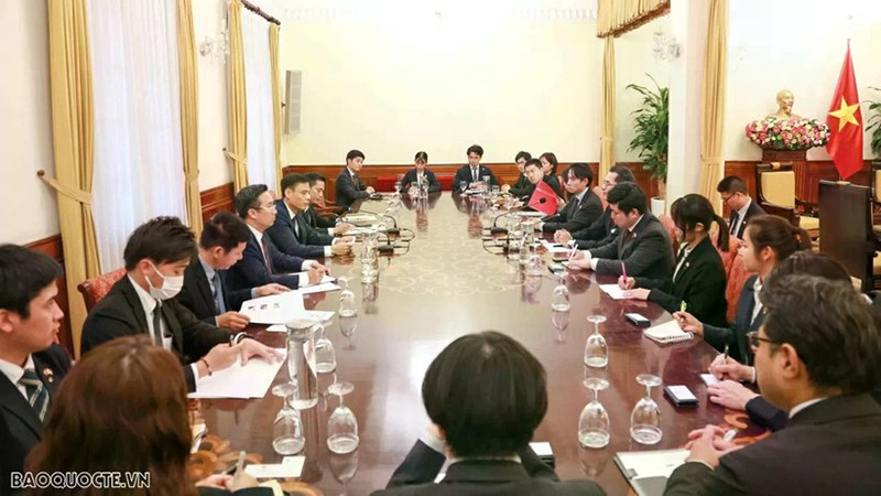 Общий вид приема. Фото: baoquocte.vn