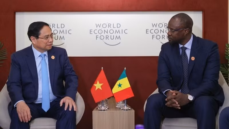 Премьер-министр Фам Минь Тьинь и Премьер-министр Сенегала Усман Сонко. Фото: VGP