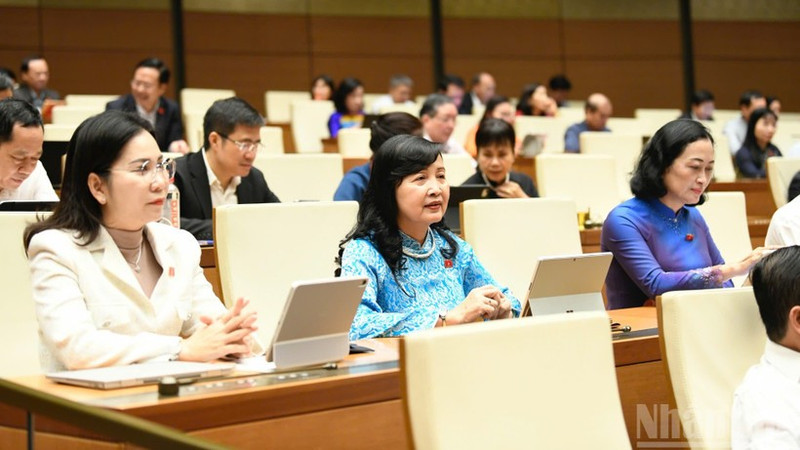 Депутаты НС на дискуссии в зале 29 октября. Фото: Зюи Линь