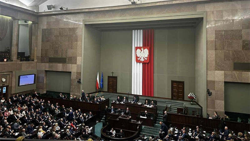 Сейм Польши 17 ноября проголосовал за принятие законопроекта, представленного польским Правительством, о ратификации EVIPA. Фото: VGP