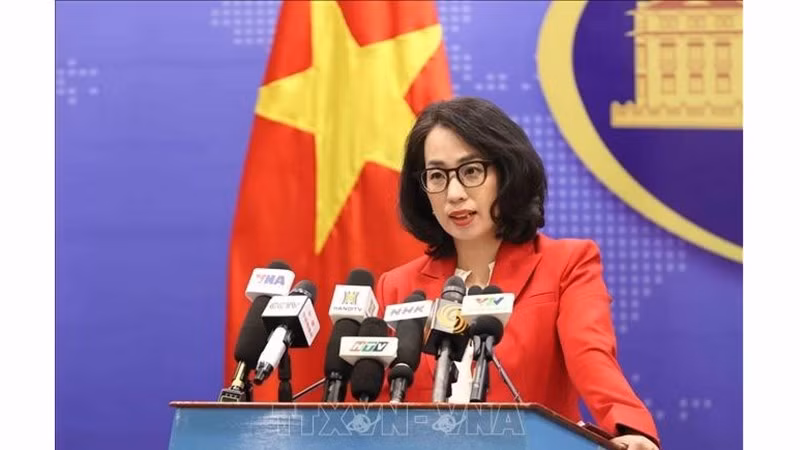 Официальный представитель Министерства иностранных дел Фам Тху Ханг. Фото: ВИA