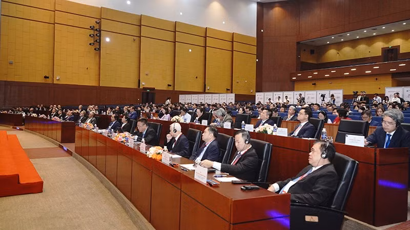 Общий вид 9-го диалога высокого уровня по экономическим отношениям между АСЕАН и Италией.