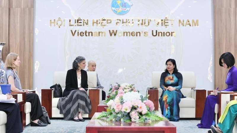 Общий вид рабочей встречи. Фото: phunuvietnam.vn