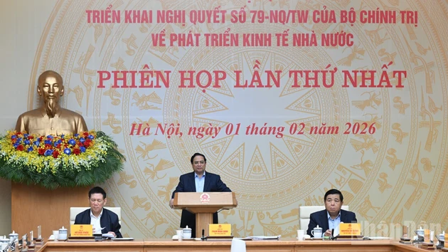 Премьер-министр Фам Минь Тьинь председательствует на заседании Руководящего комитета по развитию государственной экономики.