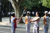 Эстафета огня 19-х Азиатских игр. Фото: People.com.cn