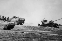Войска 1-го корпуса пересекли шоссе №16 и вошли в Сайгон, чтобы освободить город. Фото: ВИА