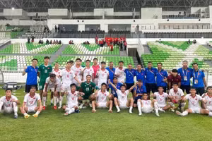Сборная Вьетнама U19 одержала уверенную победу. (Фото: Федерация футбола Вьетнама)