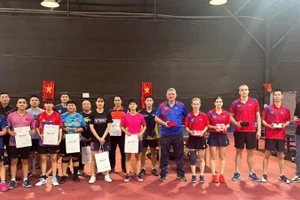 Команда сборной России по настольному теннису прибыла во Вьетнам 3 декабря, начав визит и программу товарищеских поединков.