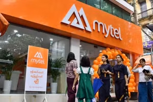 Mytel, телекоммуникационная сеть в Мьянме, является одним из успешных проектов вьетнамских предприятий за рубежом. (Фото: ВИА)
