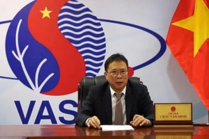 Профессор, академик Тяу Ван Минь, Председатель Вьетнамской академии наук и технологий.