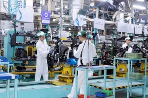 Промышленное производство в провинции Ниньбинь. (Фото: ВИА)