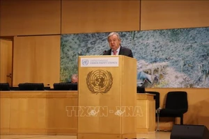 Генеральный секретарь ООН Антониу Гутерриш выступает со вступительной речью на открытии 61-й сессии Совета ООН по правам человека. (Фото: ВИА)