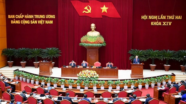 [Фото] Открылся 2-й пленум ЦК КПВ XIV созыва