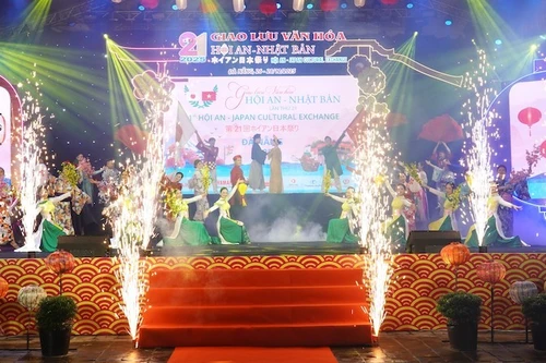 Культурный обмен Хойан – Япония является символическим мероприятием, отражающим исторические связи между Японией и Вьетнамом. Фото: danang.gov.vn