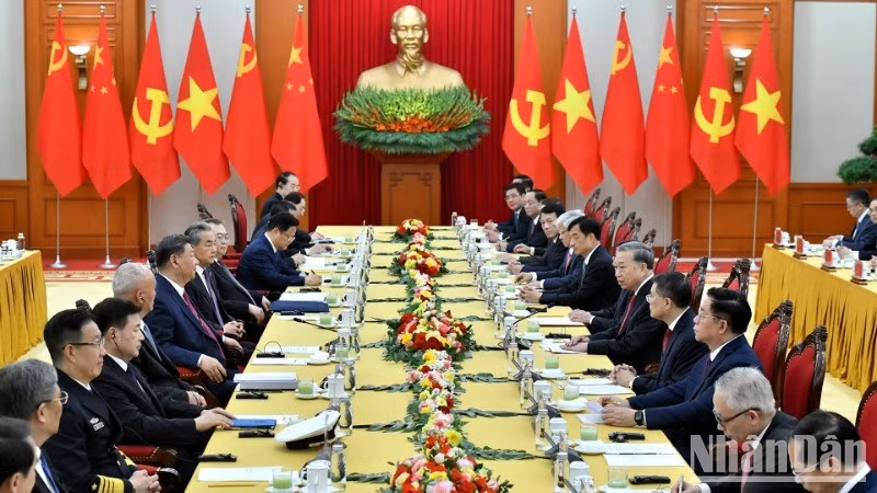 Общий вид переговоров. Фото: Данг Кхоа