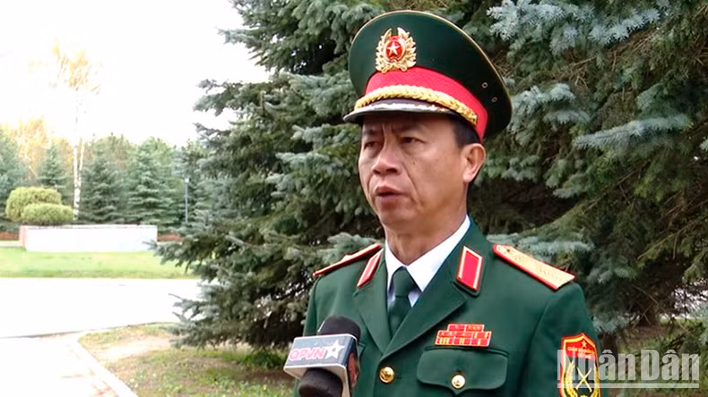 Генерал-майор Нгуен Ван Тхань отметил, что здоровье и моральный дух вьетнамских военнослужащих оцениваются как отличные.