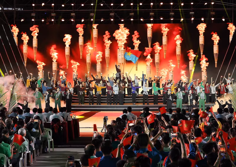 Художественный номер в рамках программы в городе Хошимине. Фото: ВИА