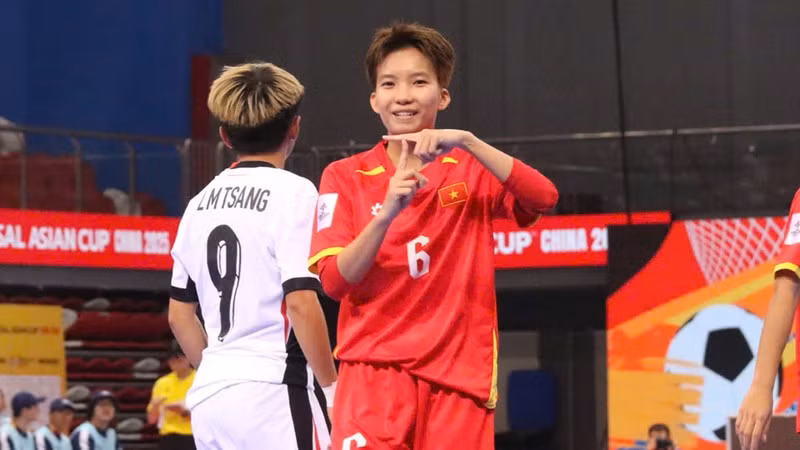 Женская сборная Вьетнама по футзалу имела удачный старт. Фото: Федерация футбола Вьетнама