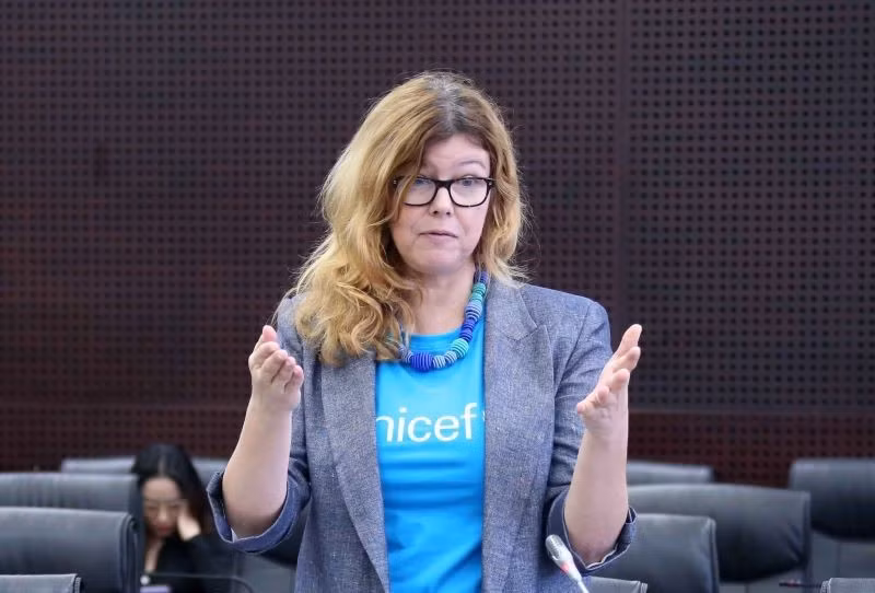 Г-жа Сильвия Данаилов, глава представительства ЮНИСЕФ во Вьетнаме. Фото: ВИА