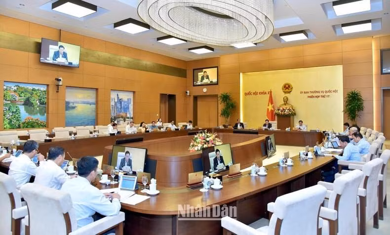 Общий вид 17-го заседания Постоянного комитета НС. Фото: Зюи Линь