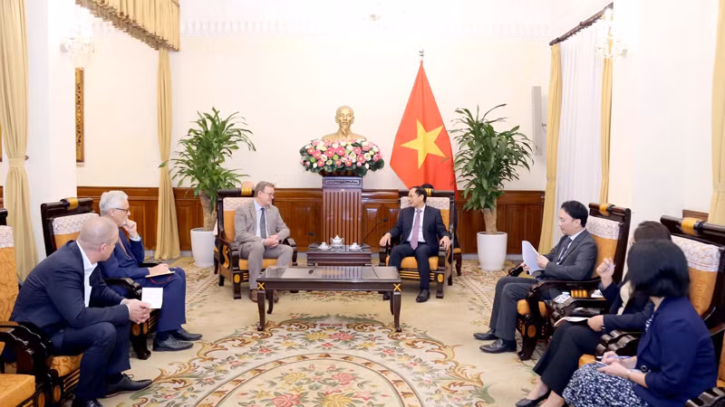 Общий вид приема. Фото: baoquocte.vn