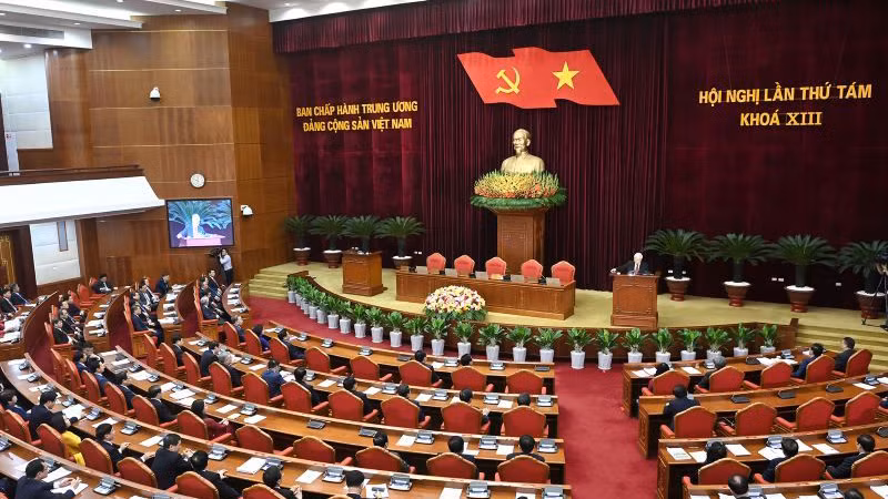 Заключительное заседание 8-го пленума ЦК КПВ XIII созыва. Фото: Данг Кхоа