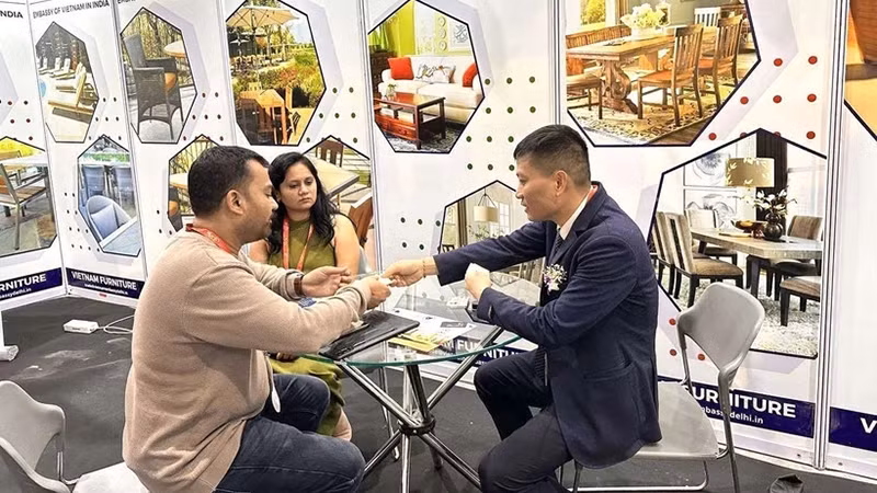 Вьетнамский стенд на выставке. Фото: ВИА