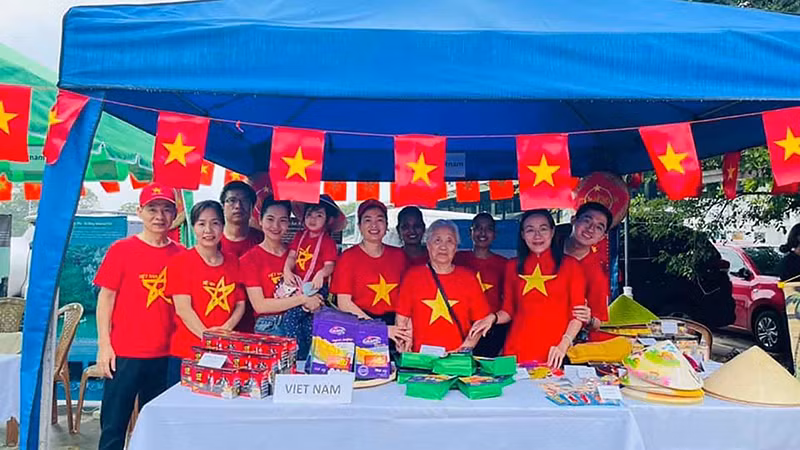 Стенд Вьетнама на ярмарке. Фото: baoquocte.vn