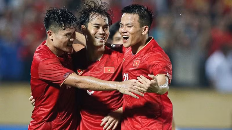 Вьетнамские футболисты под руководством тренера Филиппа Трусье. Фото: Федерация футбола Вьетнама