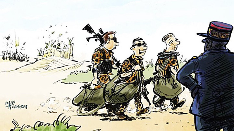 Карикатура Маартена Вольтеринка