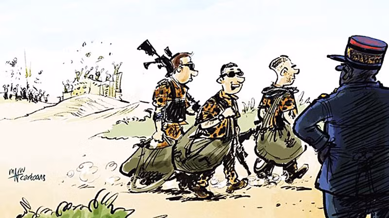 Карикатура Маартена Вольтеринка