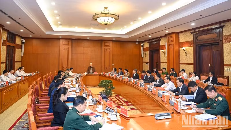 Общий вид заседания в здании ЦК КПВ. Фото: Зюи Линь