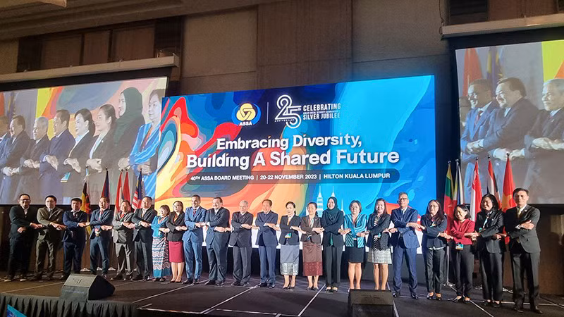 Делегации стран АСЕАН на конференции. Фото: Там Чунг