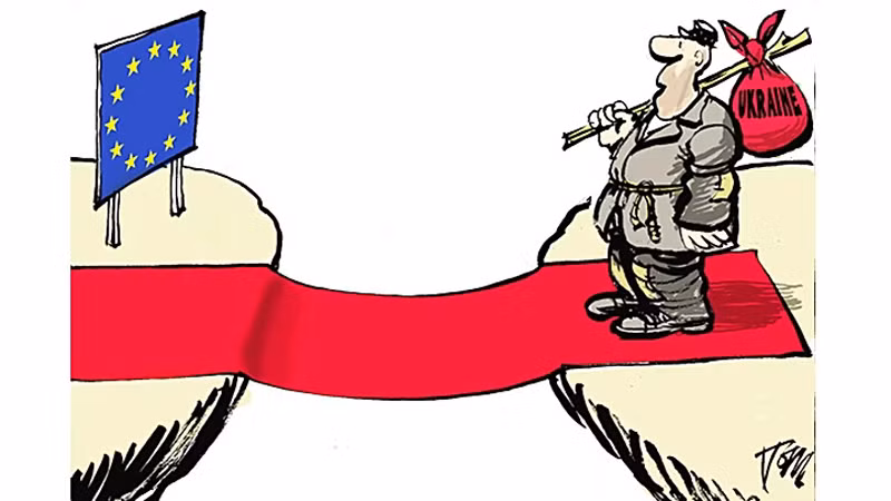 Карикатура Тома Лансена