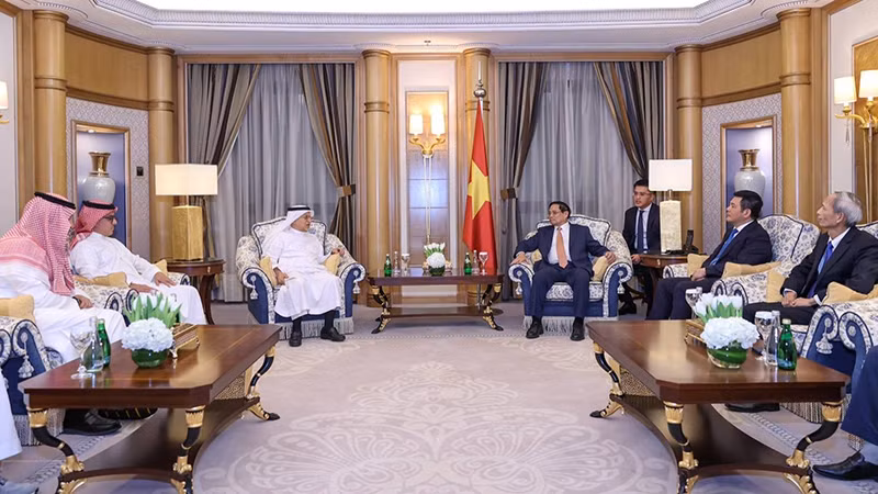 Премьер-министр Фам Минь Тьинь принимает руководителей крупных корпораций Саудовской Аравии.