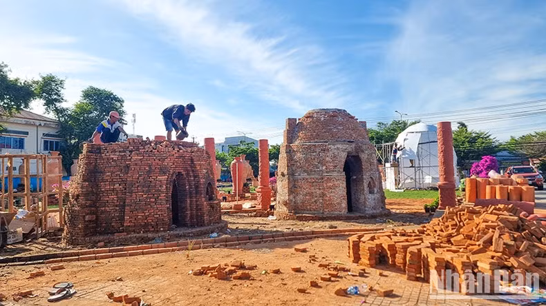В парке были построены печи.