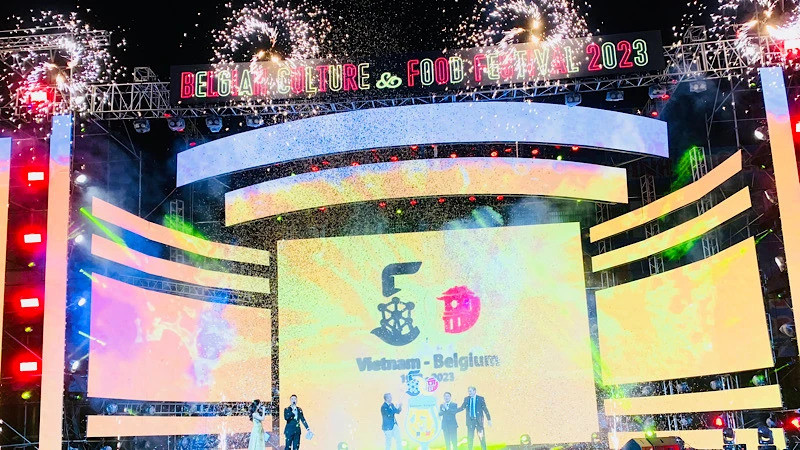 Церемония открытия Бельгийского культурного и кулинарного фестиваля (B.Fest) 2023 года.