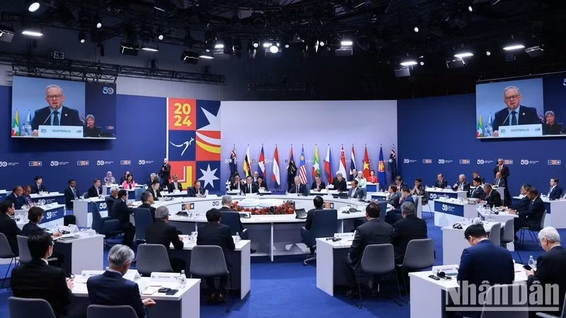 Cпециальный саммит, посвященный 50-летию отношений АСЕАН-Австралия. Фото: Нят Бак